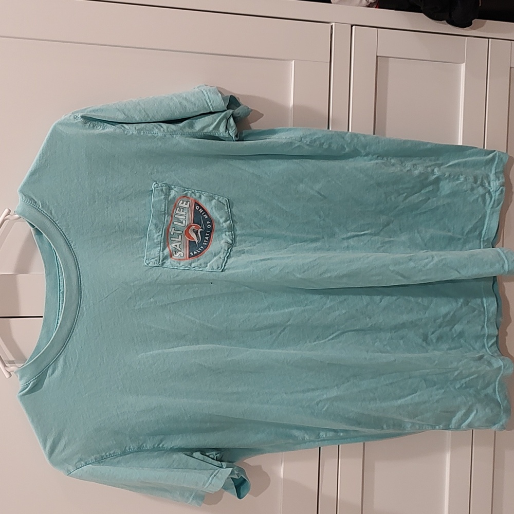 Teal, Salt Life t-shirt, small or medium